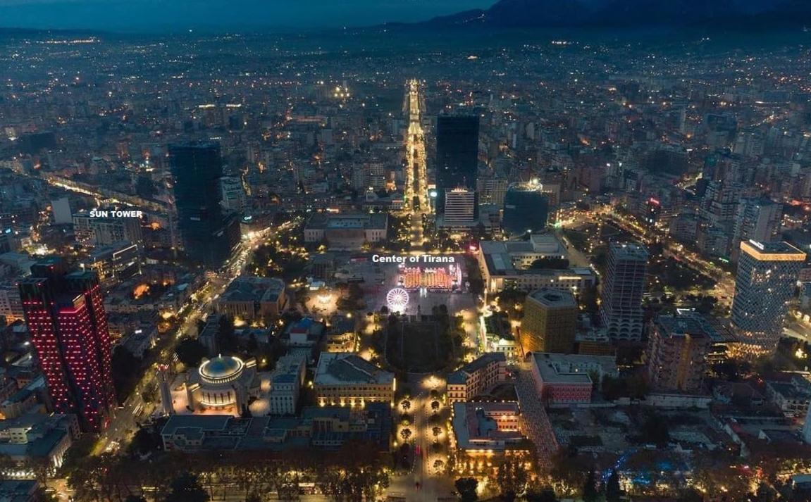 شقة Sun Tower-Center Of تيرانا المظهر الخارجي الصورة